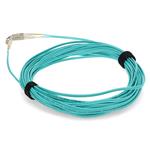 Picture of 3m LC to LC Aqua OM4 Duplex OFNP (Plenum-Rated) TAA Fiber Patch Cable