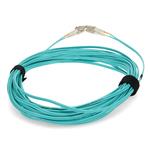 Picture of 3m LC to LC Aqua OM4 Duplex OFNP (Plenum-Rated) TAA Fiber Patch Cable