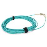 Picture of 3m LC to LC Aqua OM4 Duplex OFNP (Plenum-Rated) TAA Fiber Patch Cable