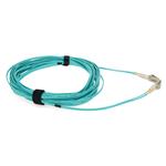 Picture of 3m LC to LC Aqua OM4 Duplex OFNP (Plenum-Rated) TAA Fiber Patch Cable