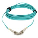 Picture of 3m LC to LC Aqua OM4 Duplex OFNP (Plenum-Rated) TAA Fiber Patch Cable