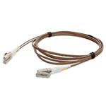 Picture of 3m LC to LC Brown OM1 Duplex OFNR (Riser-Rated) MMF Fiber Patch Cable
