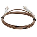 Picture of 3m LC to LC Brown OM1 Duplex OFNR (Riser-Rated) MMF Fiber Patch Cable