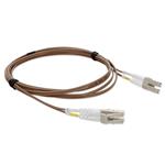 Picture of 3m LC to LC Brown OM1 Duplex OFNR (Riser-Rated) MMF Fiber Patch Cable