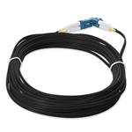 Picture of 3m LC to LC Black OS2 Duplex OFNR (Riser-Rated) SMF Fiber Patch Cable