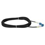 Picture of 3m LC to LC Black OS2 Duplex OFNR (Riser-Rated) SMF Fiber Patch Cable