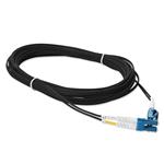 Picture of 3m LC to LC Black OS2 Duplex OFNR (Riser-Rated) SMF Fiber Patch Cable