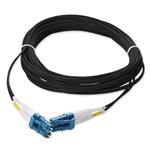 Picture of 3m LC to LC Black OS2 Duplex OFNR (Riser-Rated) SMF Fiber Patch Cable