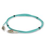 Picture of 3m LC to LC Aqua OM3 Duplex OFNR (Riser-Rated) Fiber Patch Cable
