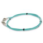 Picture of 3m LC to LC Aqua OM3 Duplex OFNR (Riser-Rated) Fiber Patch Cable