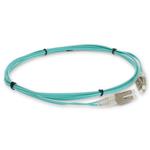 Picture of 3m LC to LC Aqua OM3 Duplex OFNR (Riser-Rated) Fiber Patch Cable