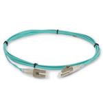 Picture of 3m LC to LC Aqua OM3 Duplex OFNR (Riser-Rated) Fiber Patch Cable