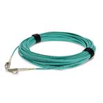 Picture of 40m LC to LC Aqua OM3 Duplex OFNR (Riser-Rated) Fiber Patch Cable