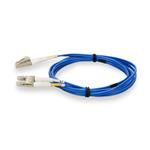 Picture of 4m LC to LC Blue OM4 Duplex OFNR (Riser-Rated) Fiber Patch Cable