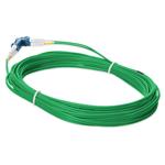 Picture of 4m LC to LC Green OS2 Duplex OFNR (Riser-Rated) SMF Fiber Patch Cable