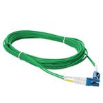 Picture of 4m LC to LC Green OS2 Duplex OFNR (Riser-Rated) SMF Fiber Patch Cable