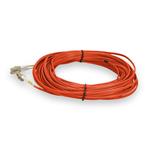 Picture of 50m LC to LC Orange OM4 Duplex OFNP (Plenum-Rated) Fiber Patch Cable