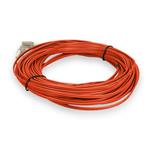 Picture of 50m LC to LC Orange OM4 Duplex OFNP (Plenum-Rated) Fiber Patch Cable
