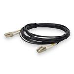 Picture of 5m LC to LC Black OM4 Duplex OFNP (Plenum-Rated) Fiber Patch Cable