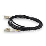 Picture of 5m LC to LC Black OM4 Duplex OFNP (Plenum-Rated) Fiber Patch Cable