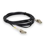 Picture of 5m LC to LC Black OM4 Duplex OFNP (Plenum-Rated) Fiber Patch Cable