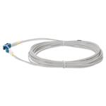 Picture of 5m LC to LC Gray OS2 Duplex OFNR (Riser-Rated) SMF Fiber Patch Cable