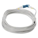 Picture of 5m LC to LC Gray OS2 Duplex OFNR (Riser-Rated) SMF Fiber Patch Cable