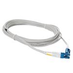 Picture of 5m LC to LC Gray OS2 Duplex OFNR (Riser-Rated) SMF Fiber Patch Cable