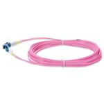 Picture of 5m LC to LC Pink OS2 Duplex OFNR (Riser-Rated) SMF Fiber Patch Cable