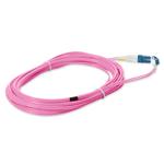 Picture of 5m LC to LC Pink OS2 Duplex OFNR (Riser-Rated) SMF Fiber Patch Cable