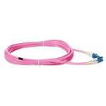 Picture of 5m LC to LC Pink OS2 Duplex OFNR (Riser-Rated) SMF Fiber Patch Cable