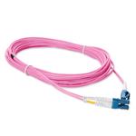 Picture of 5m LC to LC Pink OS2 Duplex OFNR (Riser-Rated) SMF Fiber Patch Cable