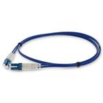 Picture of 5m LC to LC Blue OS2 Duplex Armored OFNR (Riser-Rated) SMF Fiber Patch Cable