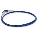 Picture of 5m LC to LC Blue OS2 Duplex Armored OFNR (Riser-Rated) SMF Fiber Patch Cable