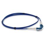 Picture of 5m LC to LC Blue OS2 Duplex Armored OFNR (Riser-Rated) SMF Fiber Patch Cable
