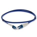 Picture of 5m LC to LC Blue OS2 Duplex Armored OFNR (Riser-Rated) SMF Fiber Patch Cable