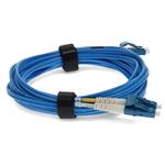Picture of 6ft LC to LC Blue OS2 Duplex OFNR (Riser-Rated) SMF Fiber Patch Cable