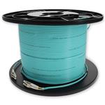 Picture of 70m LC to LC Aqua OM4 Duplex OFNR (Riser-Rated) Fiber Patch Cable