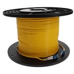 Picture of 70m LC to LC Yellow OS2 Duplex OFNR (Riser-Rated) TAA SMF Fiber Patch Cable