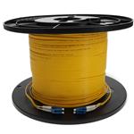 Picture of 70m LC to LC Yellow OS2 Duplex OFNR (Riser-Rated) TAA SMF Fiber Patch Cable