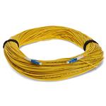 Picture of 70m LC to LC Yellow OS2 Simplex OFNR (Riser-Rated) SMF Fiber Patch Cable