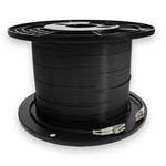 Picture of 75m LC to LC Black OM4 Duplex OFNR (Riser-Rated) Fiber Patch Cable