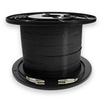 Picture of 75m LC to LC Black OM4 Duplex OFNR (Riser-Rated) Fiber Patch Cable