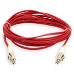 Picture of 8m LC to LC Red OM4 Duplex OFNR (Riser-Rated) Fiber Patch Cable