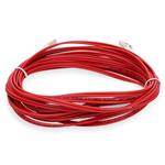 Picture of 8m LC to LC Red OM4 Duplex OFNR (Riser-Rated) Fiber Patch Cable
