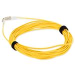 Picture of 8m LC to LC Yellow OM4 Duplex OFNP (Plenum-Rated) TAA Fiber Patch Cable