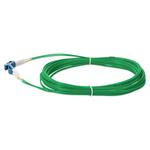 Picture of 8m LC to LC Green OS2 Duplex OFNR (Riser-Rated) SMF Fiber Patch Cable