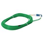 Picture of 8m LC to LC Green OS2 Duplex OFNR (Riser-Rated) SMF Fiber Patch Cable