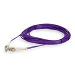 Picture of 9m LC to LC Purple OM4 Duplex OFNR (Riser-Rated) Fiber Patch Cable