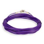 Picture of 9m LC to LC Purple OM4 Duplex OFNR (Riser-Rated) Fiber Patch Cable